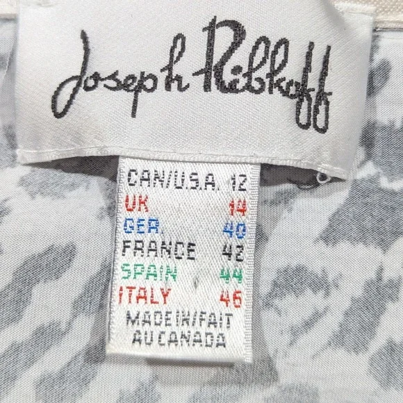 Joseph Ribkoff Leopard Print‎ Lace Embellished Zip Front Hooded Jacket Women 12 - Picture 3 of 10